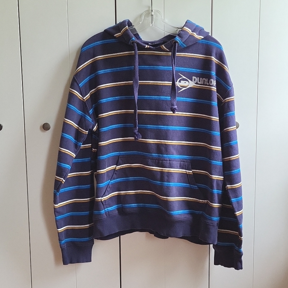 Dunlop Striped Hoodie (Large)
